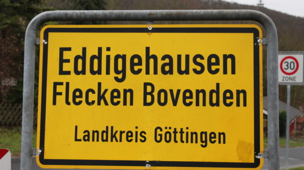 Ortseingangsschild Eddigehausen